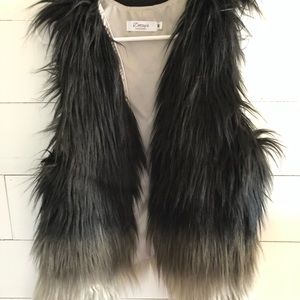 *SOLD*Boutique Ombré Faux Fur Vest